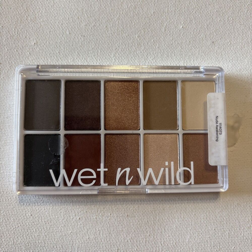 Wet n Wild Color Icon 10-Pan Eyeshadow Palette Nude Awakening 0.42 oz